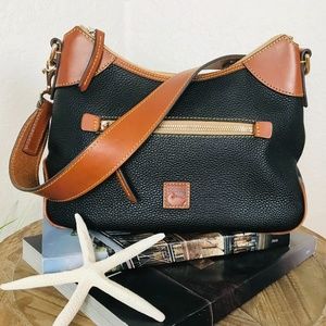 COPY - DOONEY & BOURKE LEATHER WIDE SHOULDER STRAP BAG